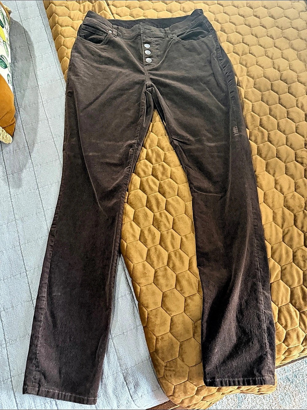 cabi Brown corduroy Size 10